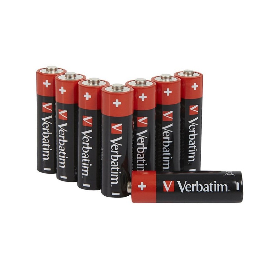 Verbatim bateria alcalinas mignon aa lr6 pack 8  49503