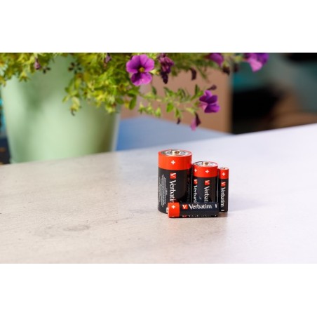 1x24 verbatim alkaline batterie micro aaa lr 03 pvc box 49504