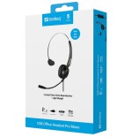 Sandberg usb office headset pro mono usb