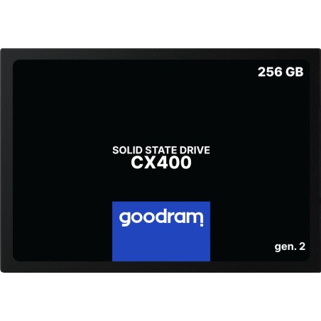 Disco ssd goodram cx400 gen.2 2.5" 256 gb serial ata iii 3d tlc nand