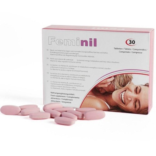 500 cosmetics - feminil+ aumento libido sexual femenino - 30 capsulas