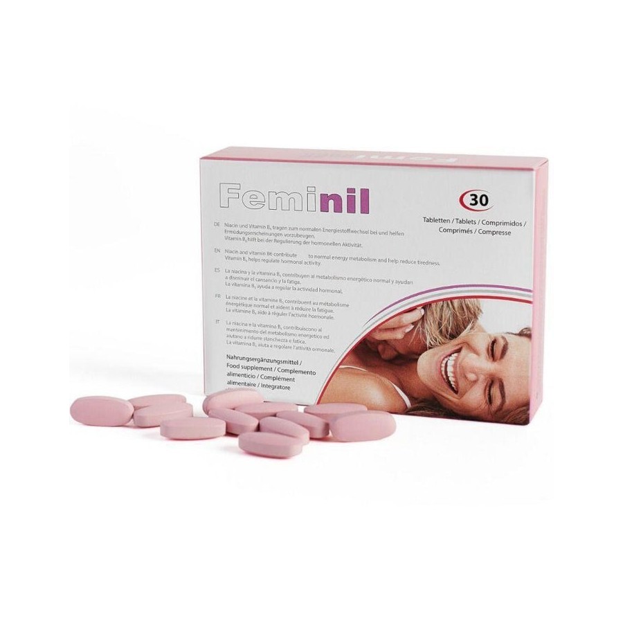 500 cosmetics - feminil+ aumento libido sexual femenino - 30 capsulas