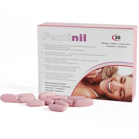 500 cosmetics - feminil+ aumento libido sexual femenino - 30 capsulas