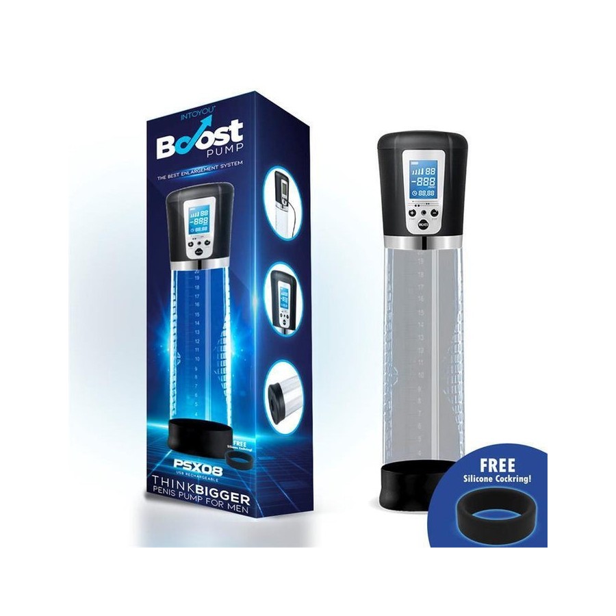 Bomba automática para el pene con pantalla lcd psx08 usb
