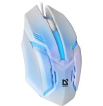 Raton gaming defender cyber mb-560l blanco 7-colores luz de fondo