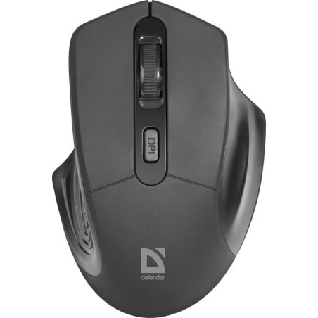 Defender ratón óptico bluetooth  mb-345 rf negro 1600dpi 4p