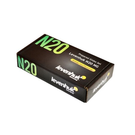 Levenhuk n20 ng vidrio portaobjetos de microscopio