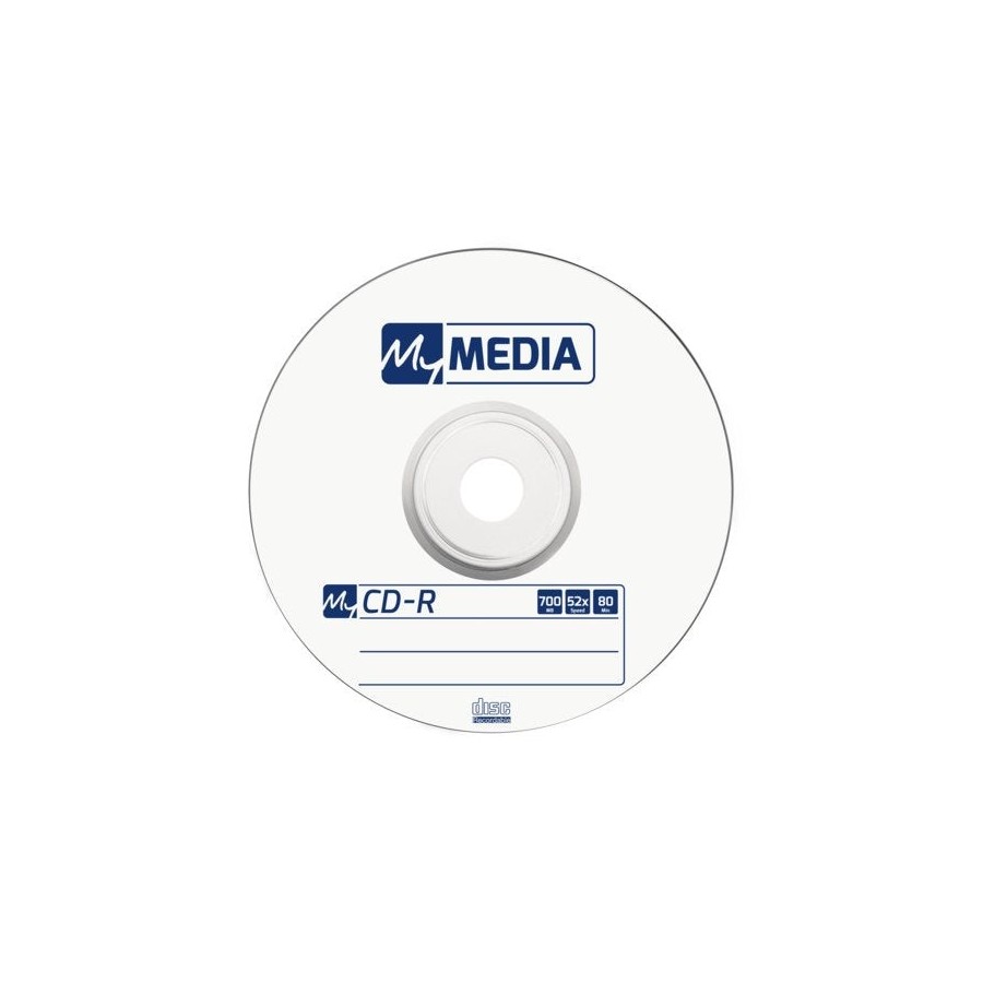 1x10 mymedia cd-r 80 / 700mb 52x speed wrap