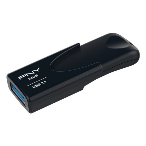 Pendrive pny 64gb attache 4 3.1 80mb/s  fd64gatt431kk-ef