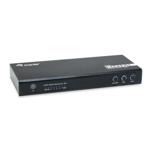 Equip switch 5x1 hdmi 2.0 4k/60hz negro