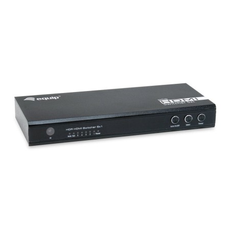 Equip switch 5x1 hdmi 2.0 4k/60hz negro