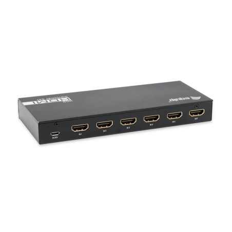 Equip switch 5x1 hdmi 2.0 4k/60hz negro