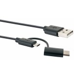 Cable multiadaptador usb 3.1 schwaiger usb 3.1 c 1m, sw