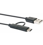 Cable multiadaptador usb 3.1 schwaiger usb 3.1 c 1m, sw