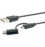 Cable multiadaptador usb 3.1 schwaiger usb 3.1 c 1m, sw
