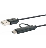 Cable multiadaptador usb 3.1 schwaiger usb 3.1 c 1m, sw
