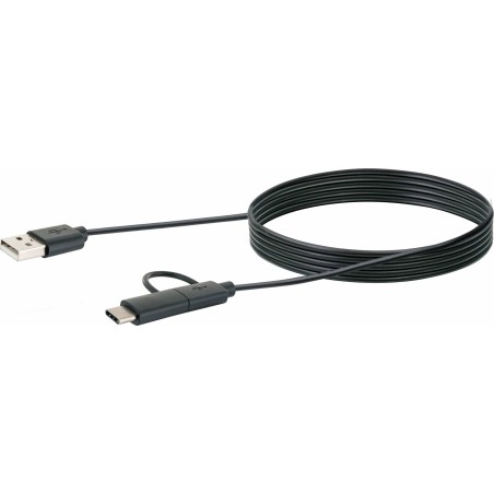 Cable multiadaptador usb 3.1 schwaiger usb 3.1 c 1m, sw
