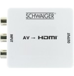 Schwaiger hdmrca01 513 conversor de vídeo con escalador 1920 x 1080 pixeles av a hdmi