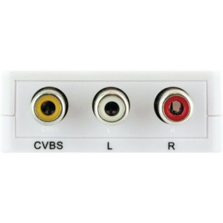 Schwaiger hdmrca01 513 conversor de vídeo con escalador 1920 x 1080 pixeles av a hdmi