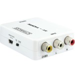 Schwaiger hdmrca01 513 conversor de vídeo con escalador 1920 x 1080 pixeles av a hdmi