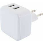 Schwaiger adaptador de carga 230v, 2xusb 2.0 a enchufe 1 x eurost.typc