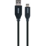 Schwaiger cable usb 3.0 a - conector usb 3.1 c, 0.50m negro