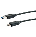 Schwaiger cable usb 3.0 a - conector usb 3.1 c, 0.50m negro