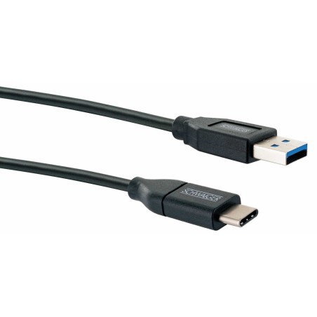 Schwaiger cable usb 3.0 a - conector usb 3.1 c, 0.50m negro