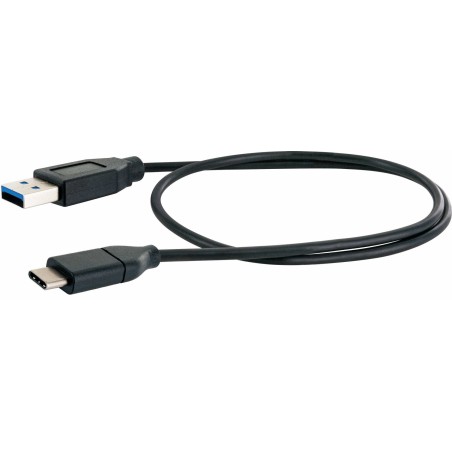 Schwaiger cable usb 3.0 a - conector usb 3.1 c, 0.50m negro