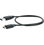 Schwaiger cable usb 3.0 a - conector usb 3.1 c, 0.50m negro