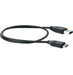 Schwaiger cable usb 3.0 a - conector usb 3.1 c, 0.50m negro