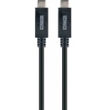 Schwaiger cable usb 3.1 tipo c  tipo c 1m, negro