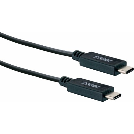 Schwaiger cable usb 3.1 tipo c  tipo c 1m, negro