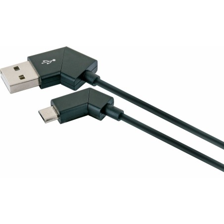 Schwaiger cable usb 2.0 - usb 2.0 micro b st., 1.2m, negro