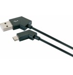 Schwaiger cable usb 2.0 - usb 2.0 micro b st., 1.2m, negro