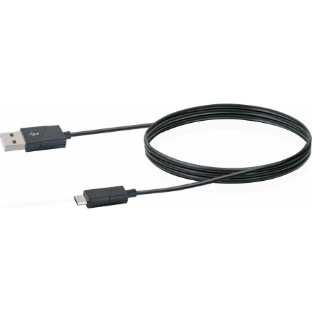 Schwaiger cable usb 2.0 - usb 2.0 micro b st., 1.2m, negro