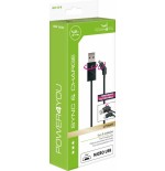 Schwaiger cable usb 2.0 - usb 2.0 micro b st., 1.2m, negro
