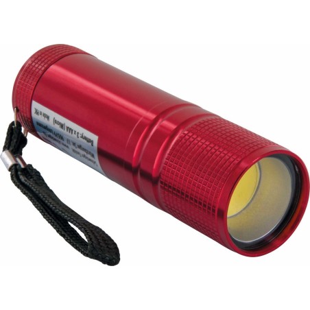 Mini linterna schwaiger cob, 90 lúmenes, roja