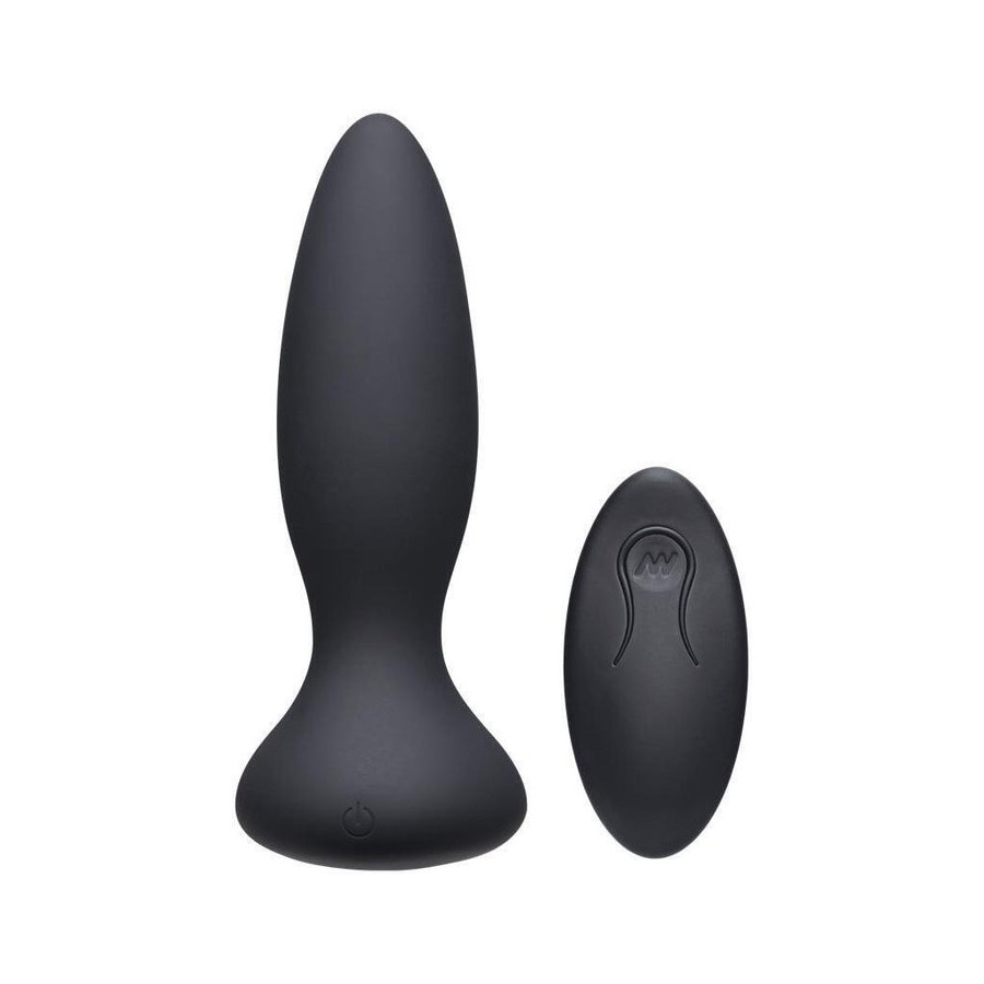 Plug anal control remoto vibe adventurous negro