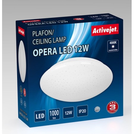 Activejet aje-opera plafón led 12w