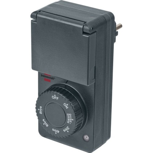 Brennenstuhl temporizador con sensor crepuscular ddt ip 44 1506120