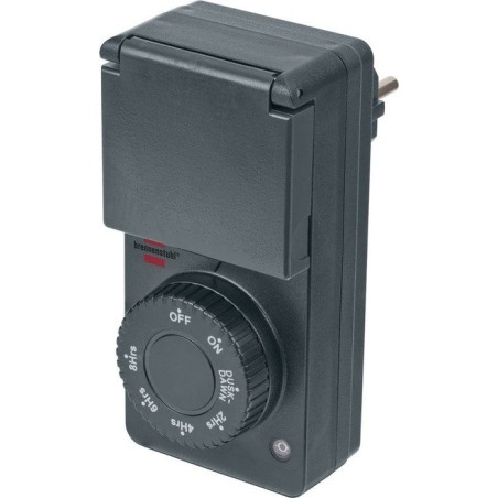 Brennenstuhl temporizador con sensor crepuscular ddt ip 44 1506120