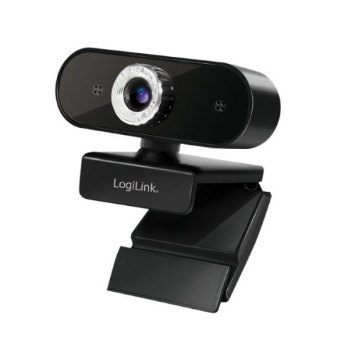 Logilink webcam usb 2.0, hd 1920x1080, con micrófono, negro.