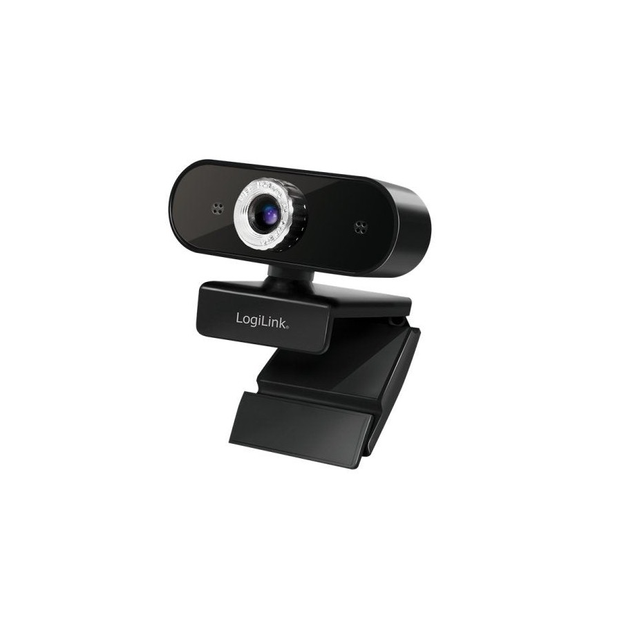 Logilink webcam usb 2.0, hd 1920x1080, con micrófono, negro.