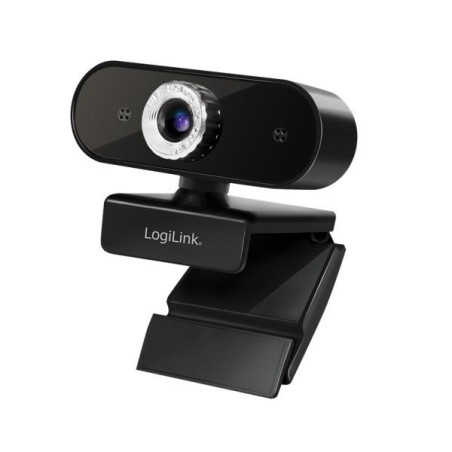 Logilink webcam usb 2.0, hd 1920x1080, con micrófono, negro.