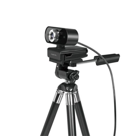 Logilink webcam usb 2.0, hd 1920x1080, con micrófono, negro.