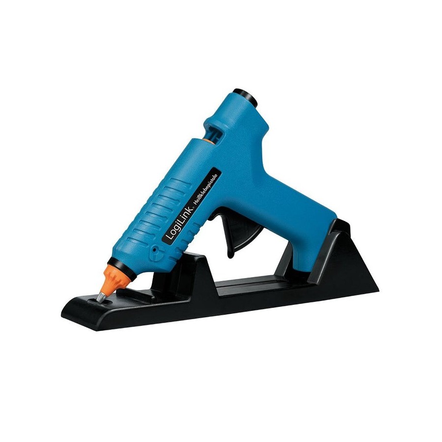 Logilink wz0052 pistola y lápiz de silicona caliente pistola de cola termofusible azul 80 w