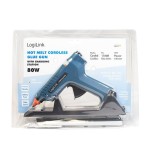 Logilink wz0052 pistola y lápiz de silicona caliente pistola de cola termofusible azul 80 w