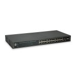 Levelone switch 24x ge gep-2651      2xgsfp     370w 24xpoe+