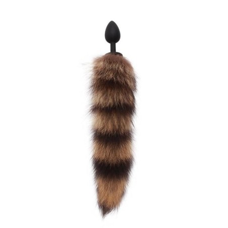 Plug anal con cola de pelo foxy anal tail plug